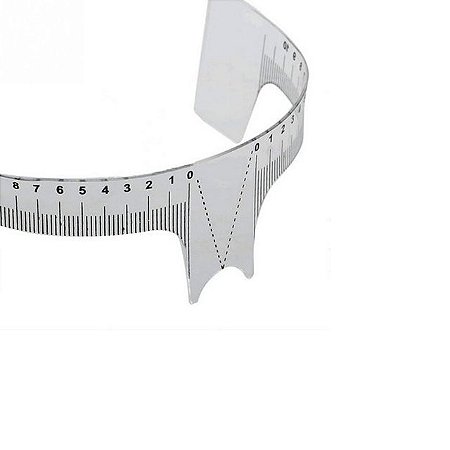 Régua Medidor Designer  E Micropigmentação De Sobrancelhas