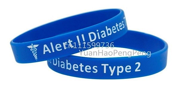 1 Pulseira Alerta Médico Diabetes Tipo 2 Salve Sua Vida T2 - Lullu Person