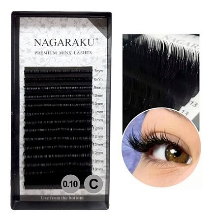 Cílios Nagaraku Premium Mink Mix Tam(7ao15) Volume Russo