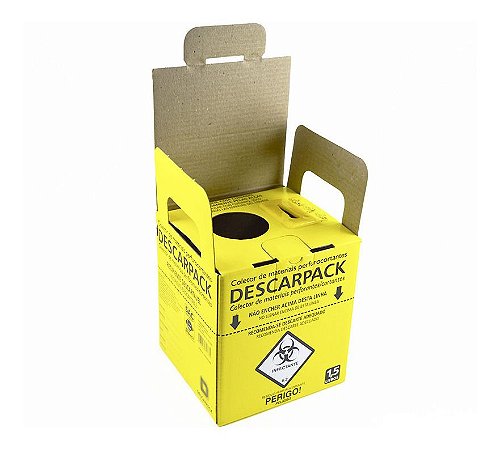Caixa Coletora Para Material Perfurocortante 1,5l Descarpack