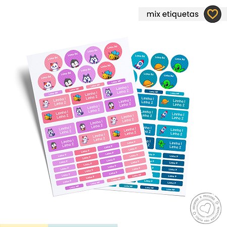 Mix etiquetas - Ilustrado