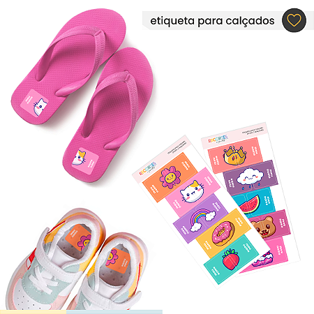 Etiqueta para calçados - Quebra cabeça