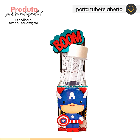 Porta tubete aberto
