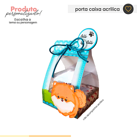 Porta caixa acrílica - modelo 2