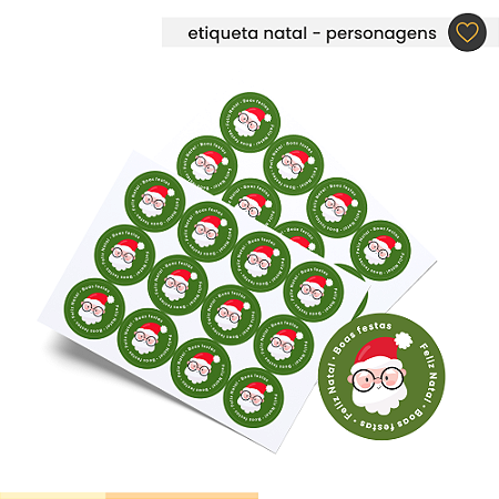 Adesivo Papai Noel