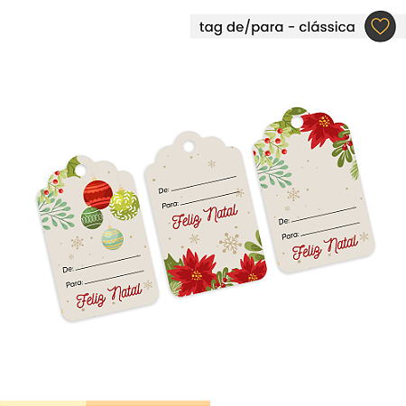 Tag De/para - 14 unid
