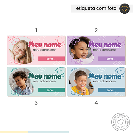 ETIQUETA ESCOLAR  Foto