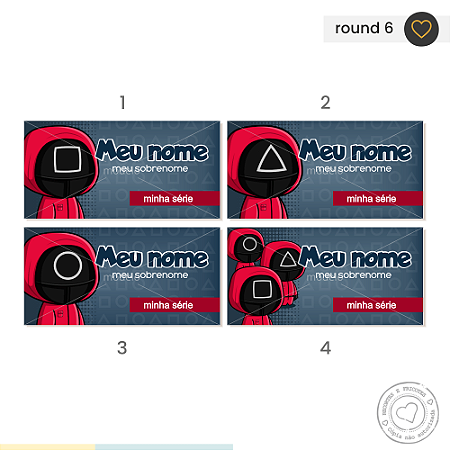 ETIQUETA ESCOLAR  Round 6