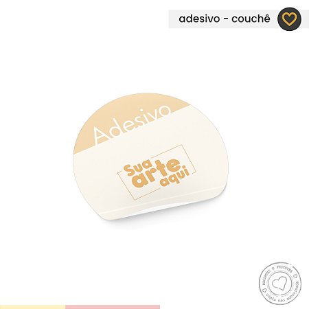 ADESIVO REDONDO 3cm - couché