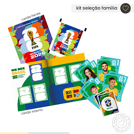 Kit Seleção Famíla - Copa 2026