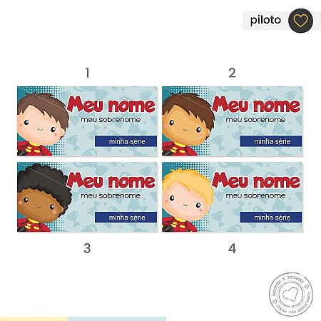 ETIQUETA ESCOLAR  Piloto