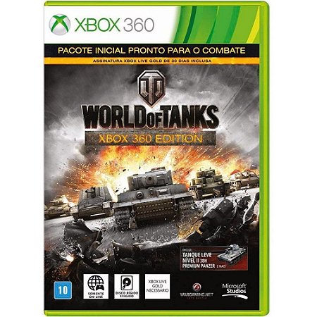 Jogo World Of Tanks Xbox 360 Usado