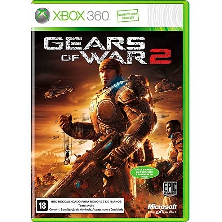 Jogo Gears Of War 2 Xbox 360 Usado - Meu Game Favorito