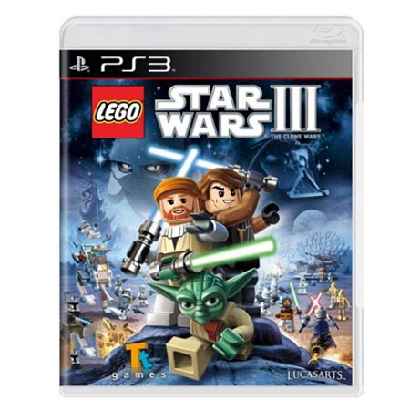 Jogo Lego Star Wars III The Clone Wars PS3 Usado