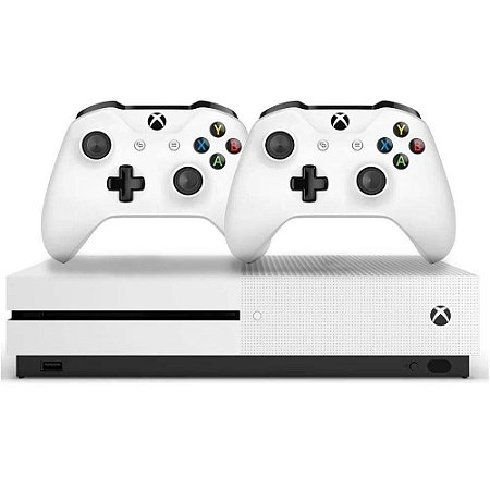 Xbox One S 500GB funcionando perfeitamente 1 controle e jogos no HD