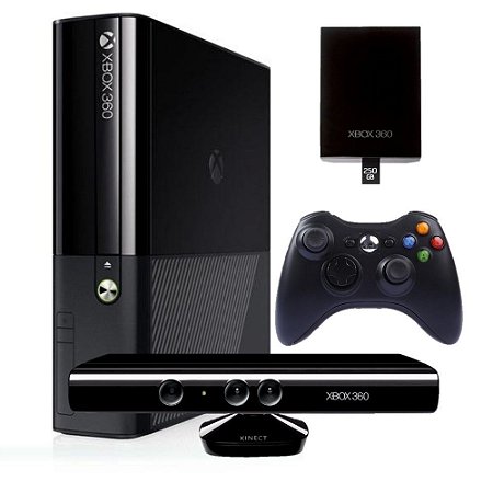  Xbox 360 250GB Console with Kinect : Video Games