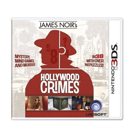Jogo Jame's Noir's Hollywood Crimes Nintendo 3DS Novo