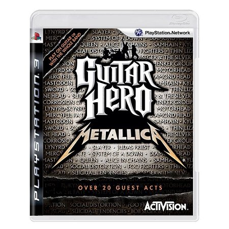 Jogo Guitar Hero Metallica PS3 Usado