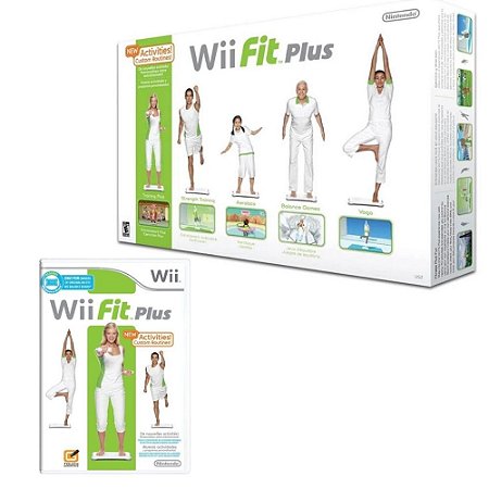 Wii Fit Plus Balance + Jogo Wii Fit Plus Nintendo Wii Usado