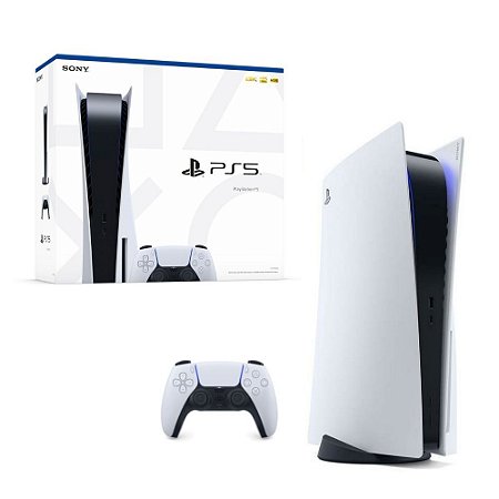 Playstation 5 Console PS5 825GB SSD 1 Controle e Caixa Usado