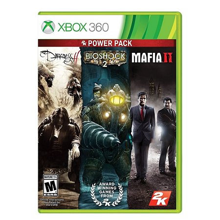 Jogos 2K Power Pack: Mafia II + Bioshock 2 + The Darkness 2 Xbox 360 Usado