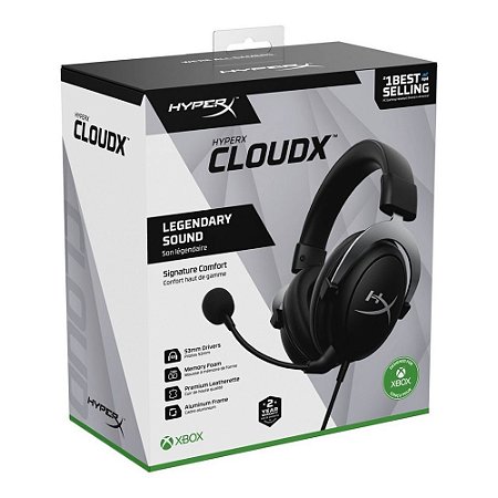 Headset Gamer Hyperx Cloudx Legendary Sound Novo