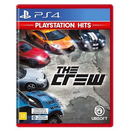 Jogo The Crew Playstation Hits PS4 Novo