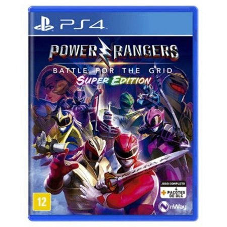 Jogo Power Rangers Battle for The Grid Super Edition PS4 Novo