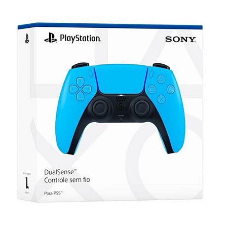 Controle Sem Fio DualSense Starlight Blue Sony PS5 Novo