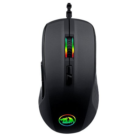 Mouse Gamer Stormrage Preto Redragon Novo