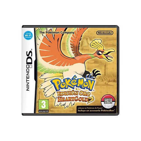 Jogo Pokémon Edición Oro HeartGold Nintendo DS Usado S/encarte