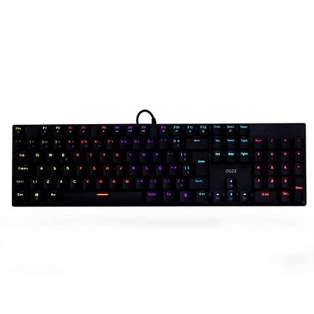 Teclado Mecânico Orion Essential USB 2.0 Preto Dazz Novo