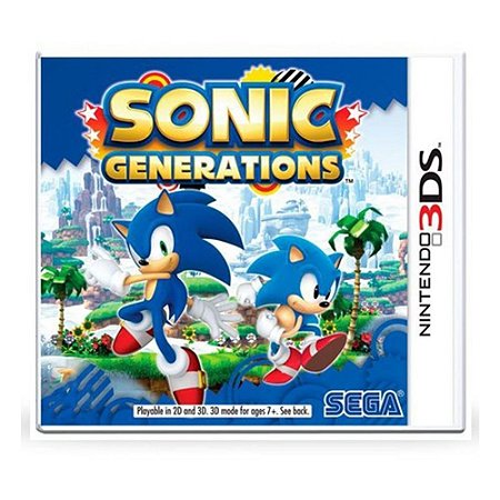 Jogo Sonic Generations Nintendo 3DS Usado