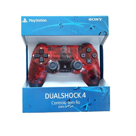Controle PS4 Kratos Sem Fio Primeira Linha Novo