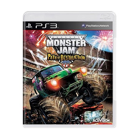 Jogo Monster Jam Path of Destruction PS3 Usado