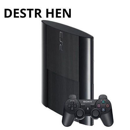 Playstation 3 Slim 250GB Destr Hen 1 Controle Seminovo