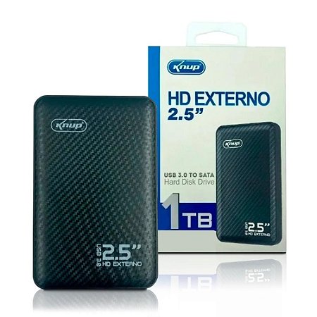 HD Externo 2.5" 1TB Knup Novo
