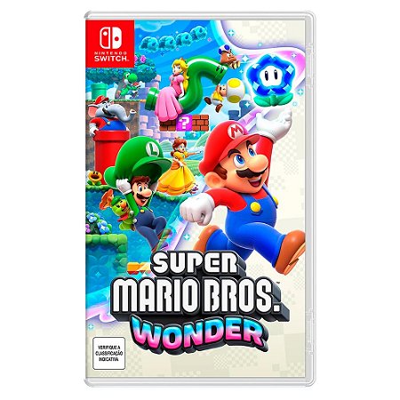 Jogo Super Mario Bros Wonder Switch Novo