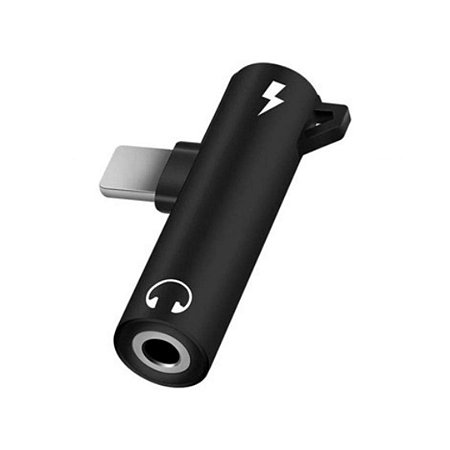 Adaptador P2 Lightning Áudio e Carregador Para iPhone Novo