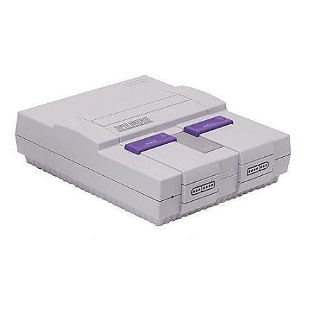 Kit Console Super Nintendo Classico / 1 Controle / 1 Jogo Brinde Usado (SN Serie)