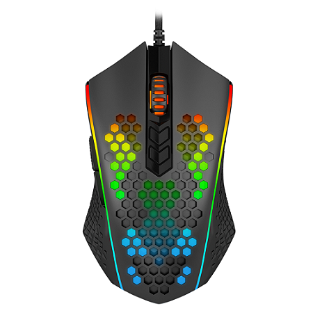 Mouse Gamer Memeanlion Honeycomb Redragon Novo