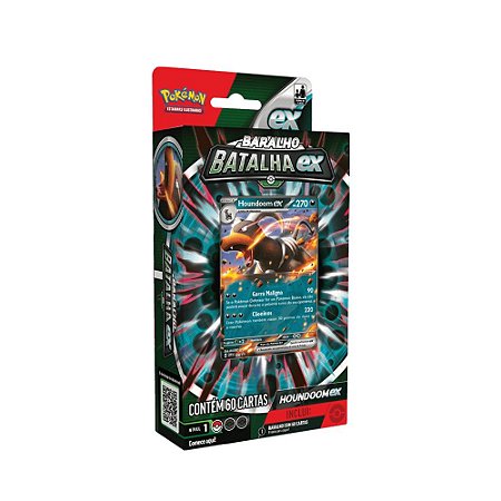 Deck de Batalha Pokemon Houndoom Ex Novo