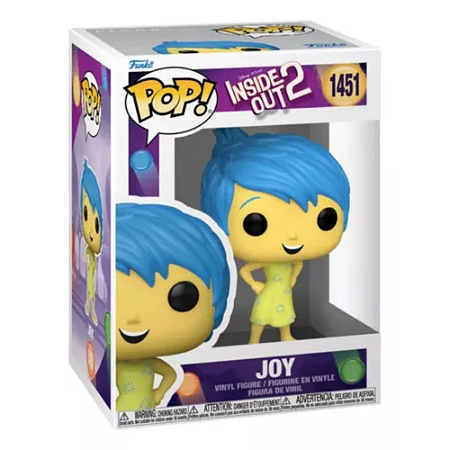 Boneco Funko Alegria 1451 Divertida Mente Novo