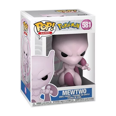 Boneco Funko Mewtwo 581 Pokémon Novo