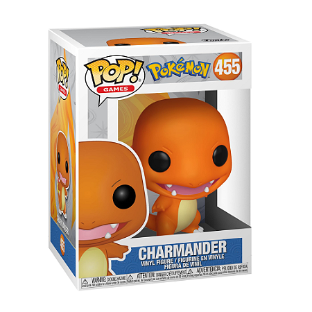 Boneco Funko Charmander 455 Pokémon Novo
