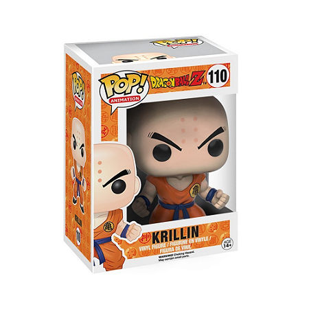 Boneco Funko Kuririn 110 Dragon Ball Novo