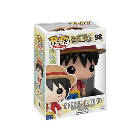 Boneco Funko Monkey D. Luffy One Piece Novo
