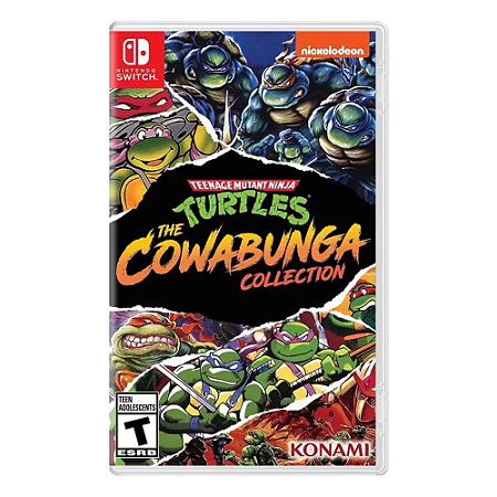 Jogo Tartarugas Ninjas The Cowabunga Collection Switch Novo (I)