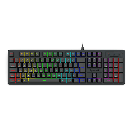 Teclado Membrana Gamer Netherbane Preto Redragon Novo