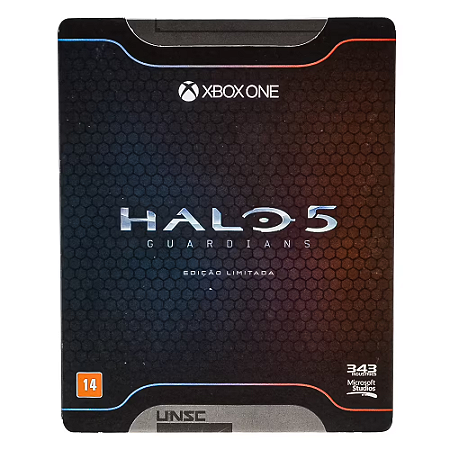 Jogo Halo 5 Guardians Edição Limitada Capa de Metal Xbox One Usado